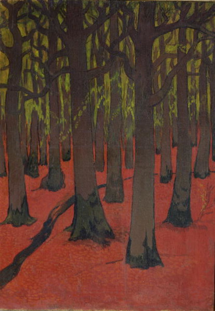 Detail of The Forest with Red Earth, c.1891 by Georges Lacombe