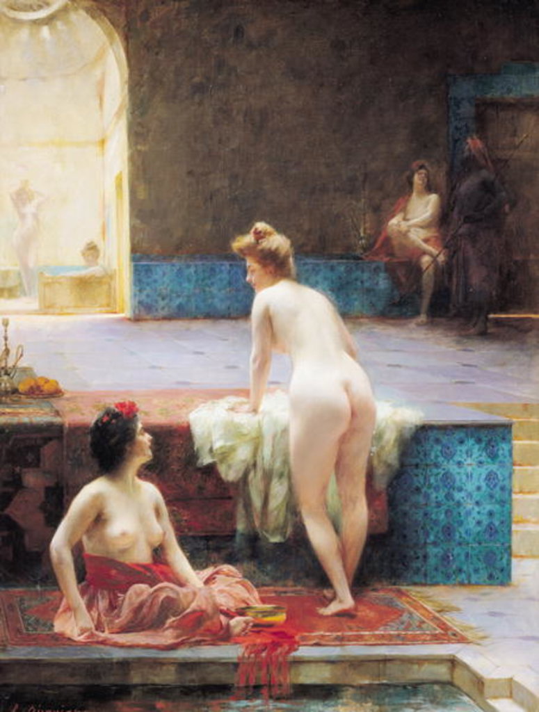 Detail of The Turkish Bath, 1896 by Serkis Diranian