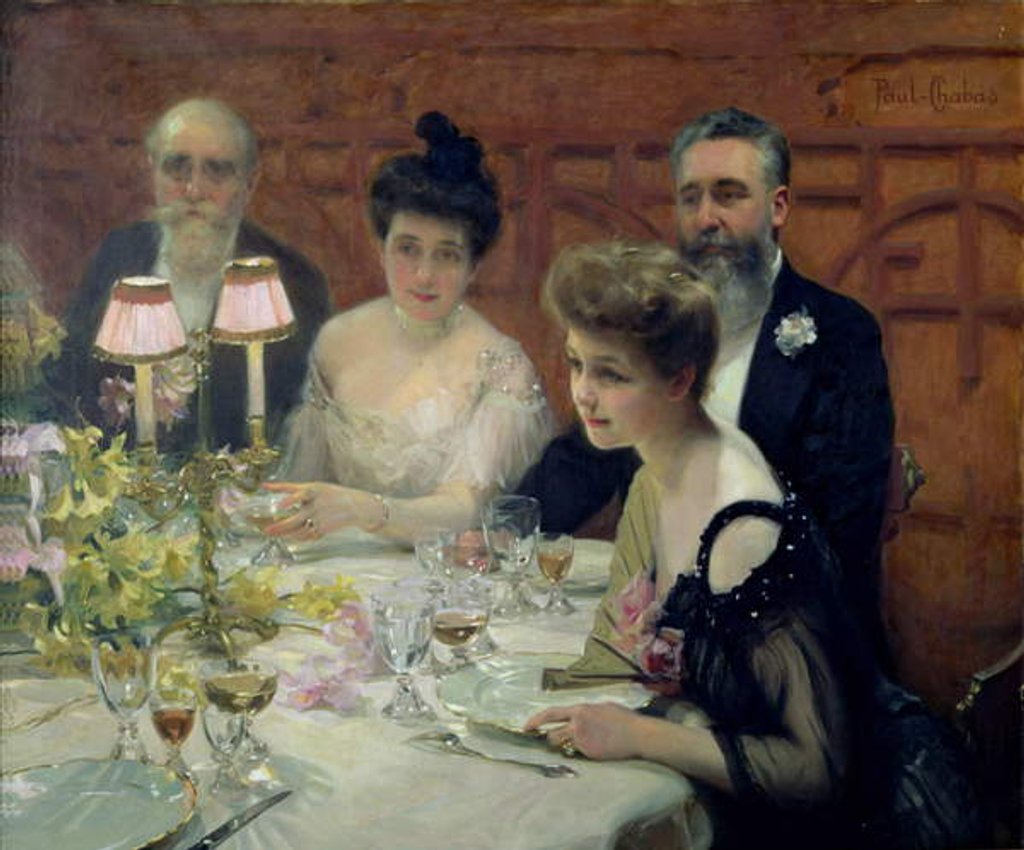 Detail of The Corner of the Table, 1904 by Paul Chabas