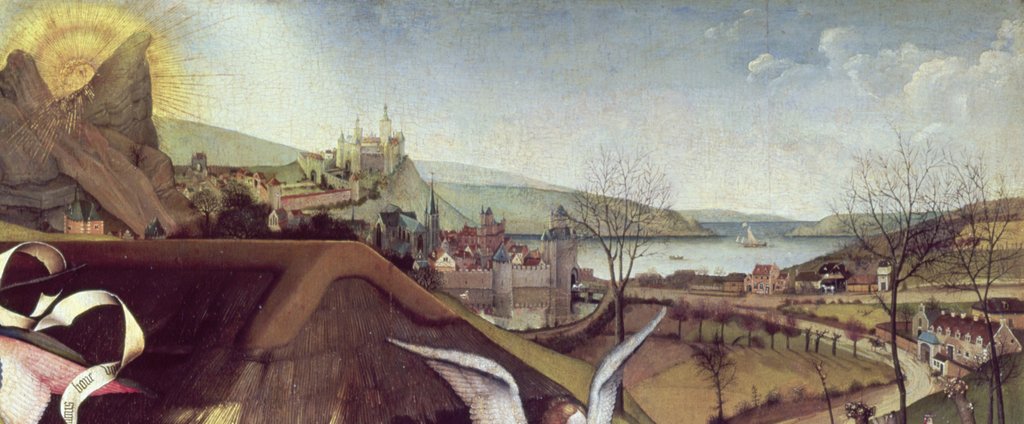 Detail of Nativity, c.1425 by Master of Flemalle