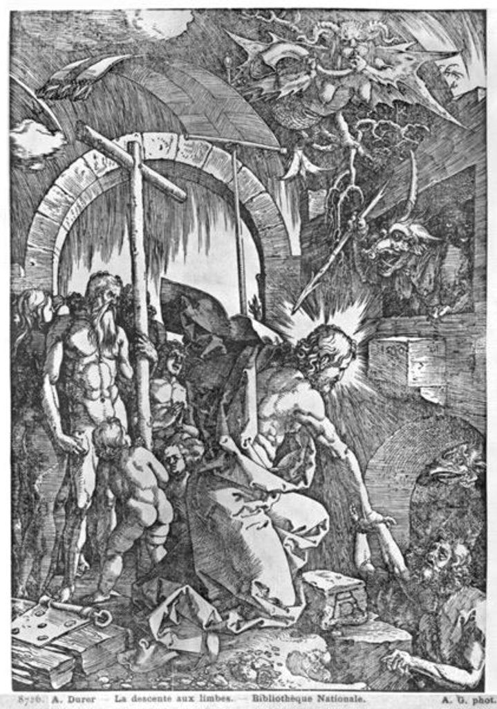 Detail of The descent of Christ into Limbo by Albrecht Dürer or Duerer