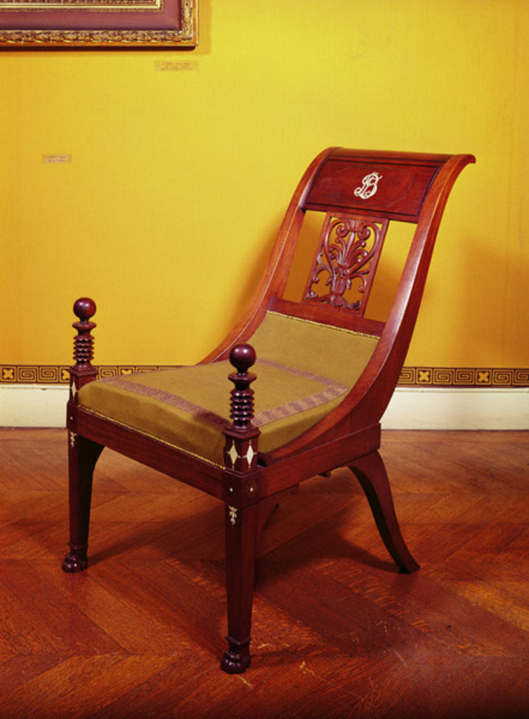 Detail of Chair, First Empire Style, 1810 by French School