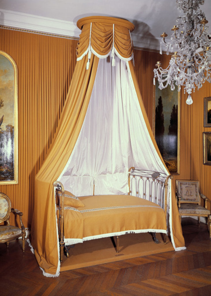Detail of Bed with canopy, c.1790-91 by French School