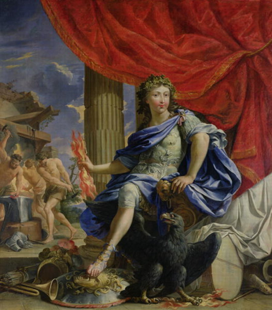 Detail of Louis XIV as Jupiter Conquering the Fronde, 1648-67 by Charles Poerson