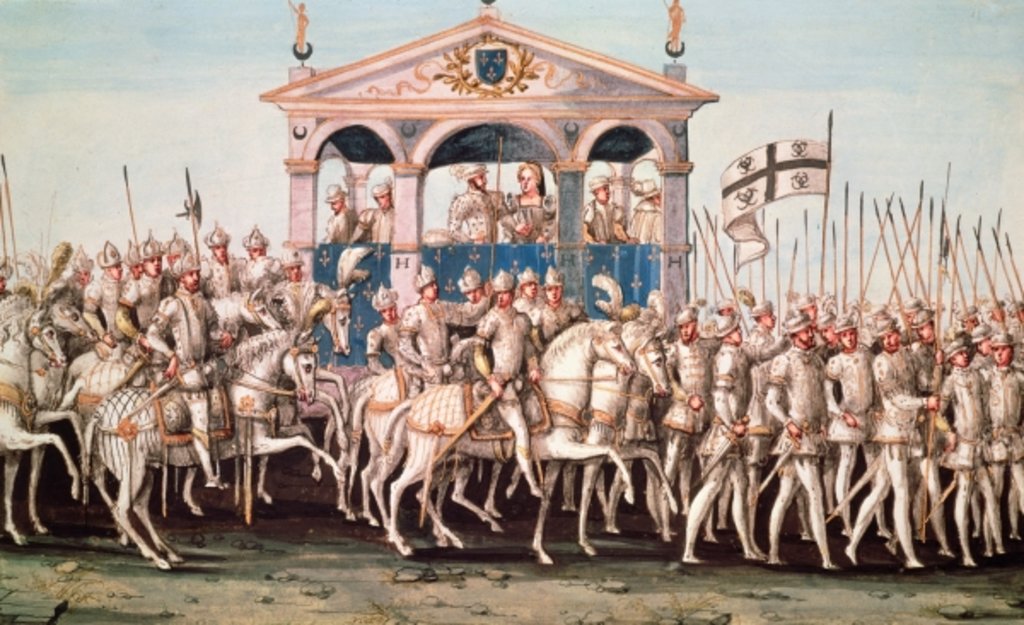 Detail of The Royal Entry Festival of Henri II into Rouen, 1st October 1550 by French School