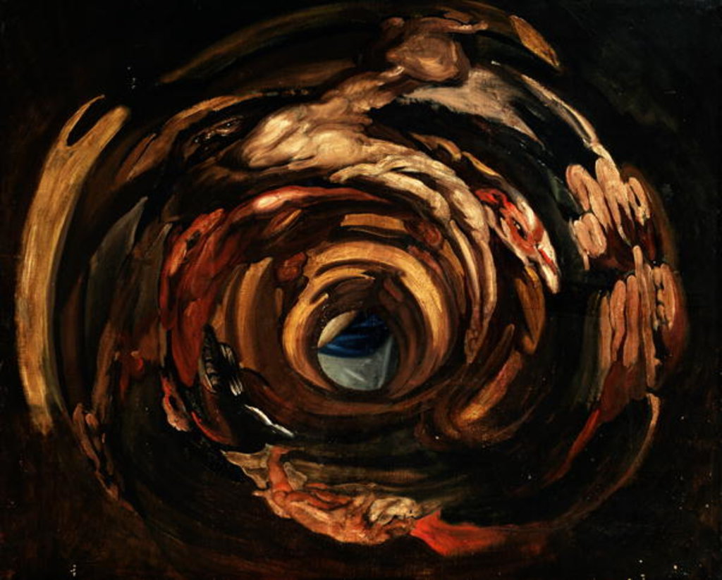 Detail of Anamorphosis of Rubens by Domenico the Elder Piola