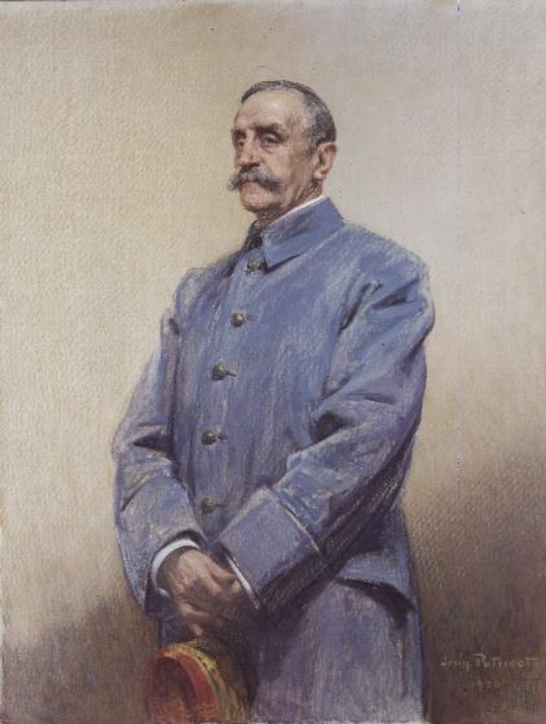Detail of Portrait of Marshal Ferdinand Foch 1920 by Jean Patricot