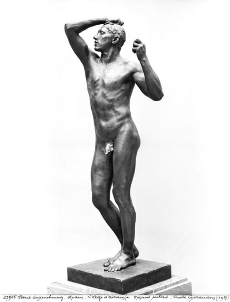 Detail of The Age of Bronze, after 1877 by Auguste Rodin