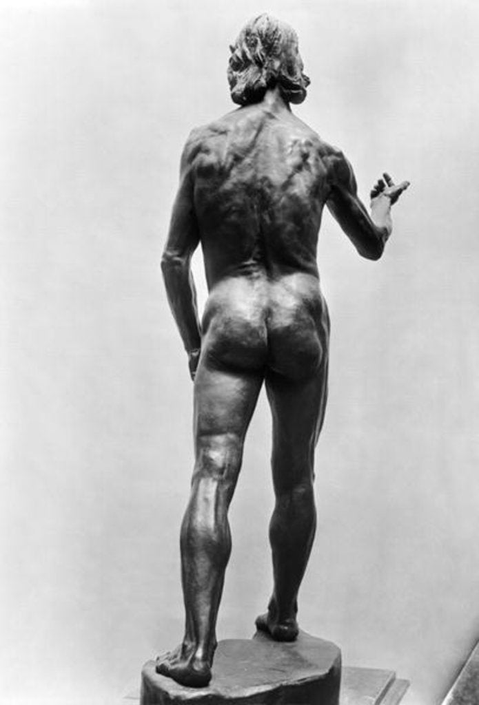 Detail of St. John the Baptist, seen from behind, 1878-80 by Auguste Rodin