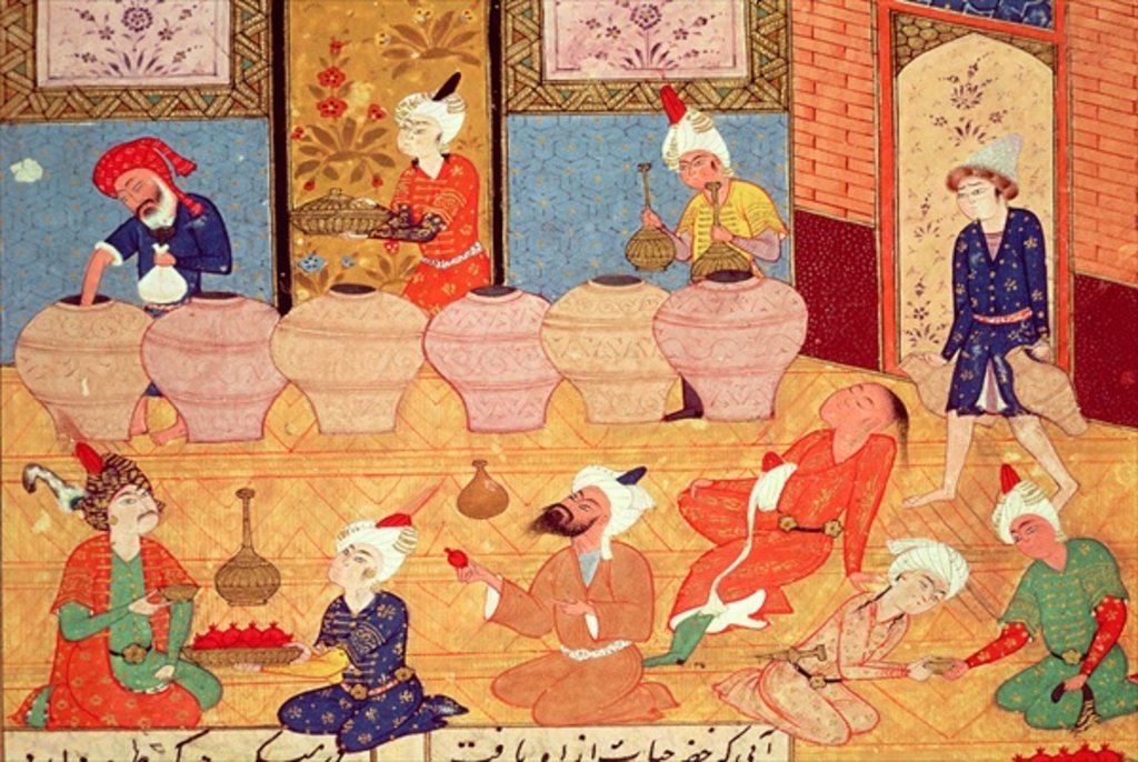 Detail of Fol.33v by Persian School