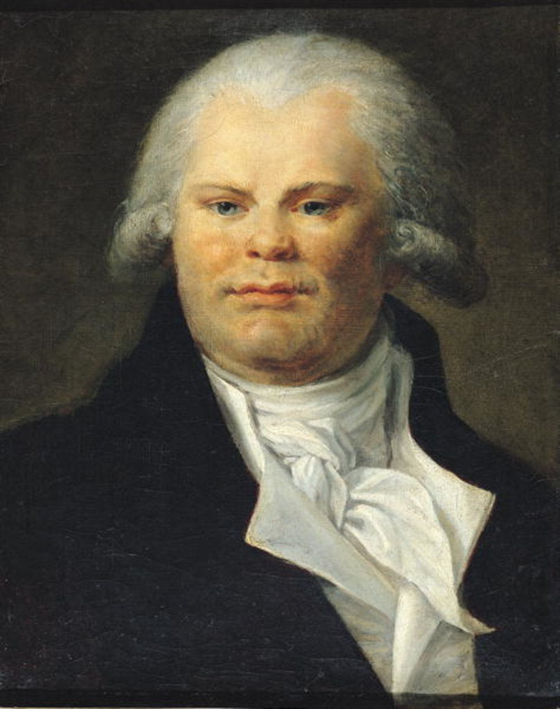 Detail of Portrait of Georges Danton by French School