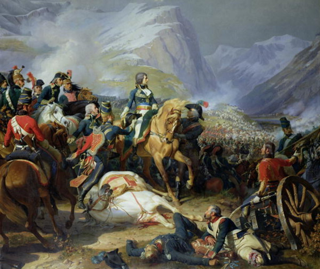 Detail of The Battle of Rivoli, 1844 by Felix Philippoteaux