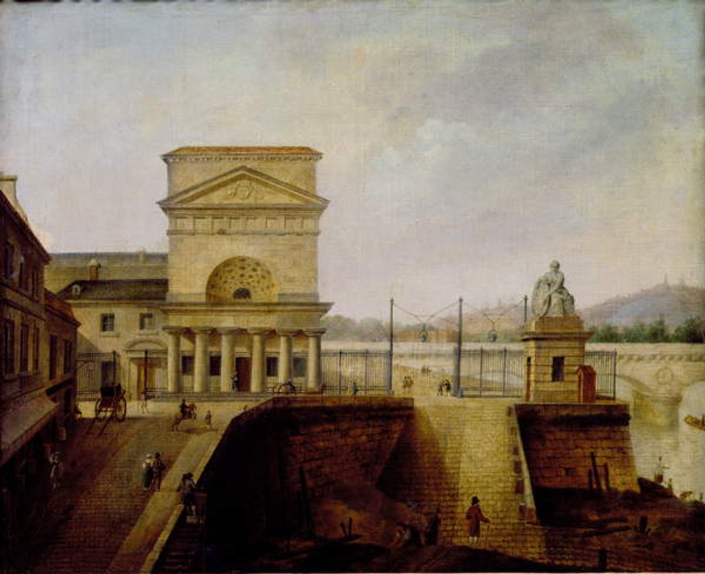 Detail of Normandy Barrier, near to the Iena Bridge, before 1860 by French School