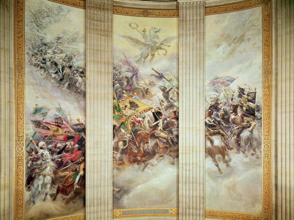 Detail of Towards Glory by Jean-Baptiste Edouard Detaille