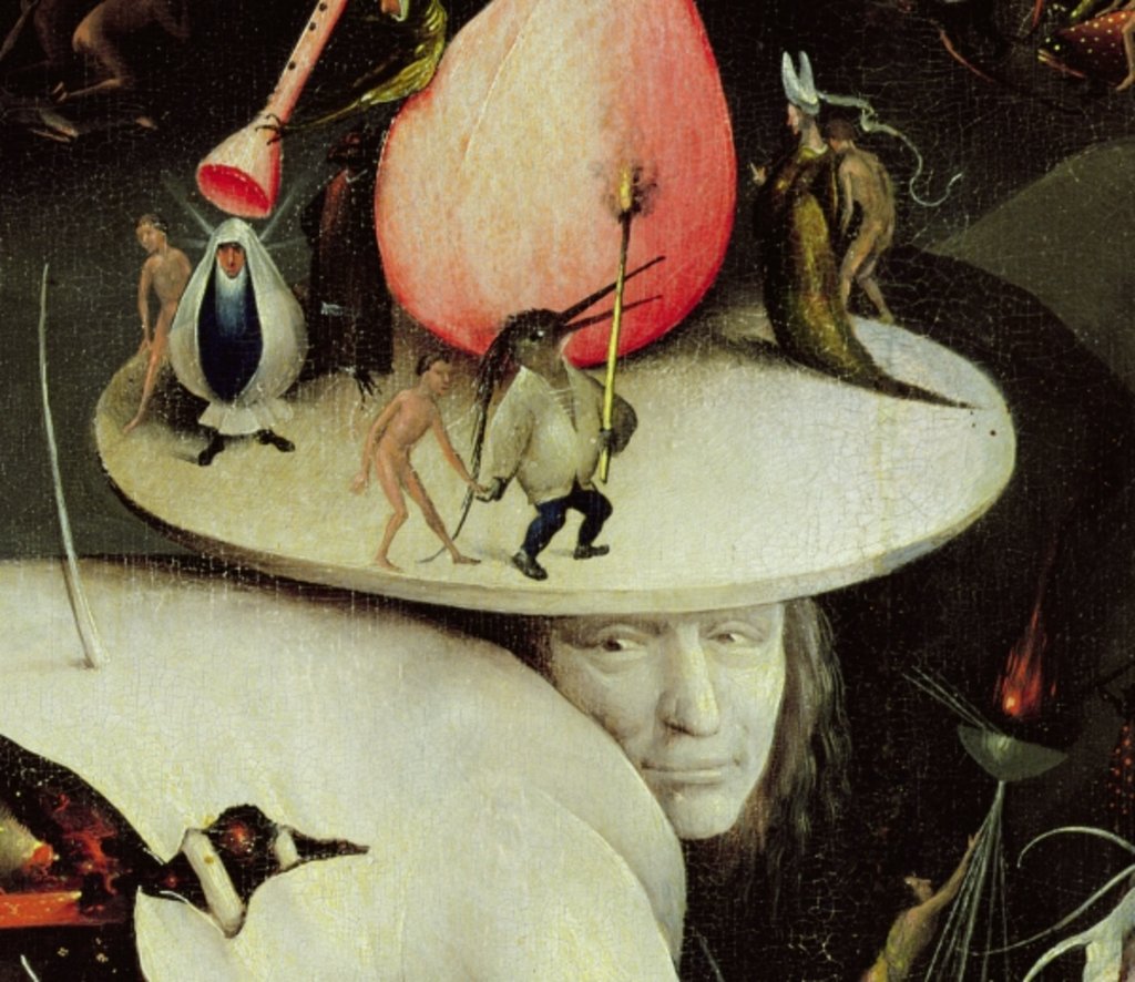 Detail of The Garden of Earthly Delights, 1490-1500 by Hieronymus Bosch
