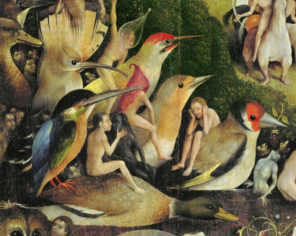 Detail of The Garden of Earthly Delights, 1490-1500 by Hieronymus Bosch