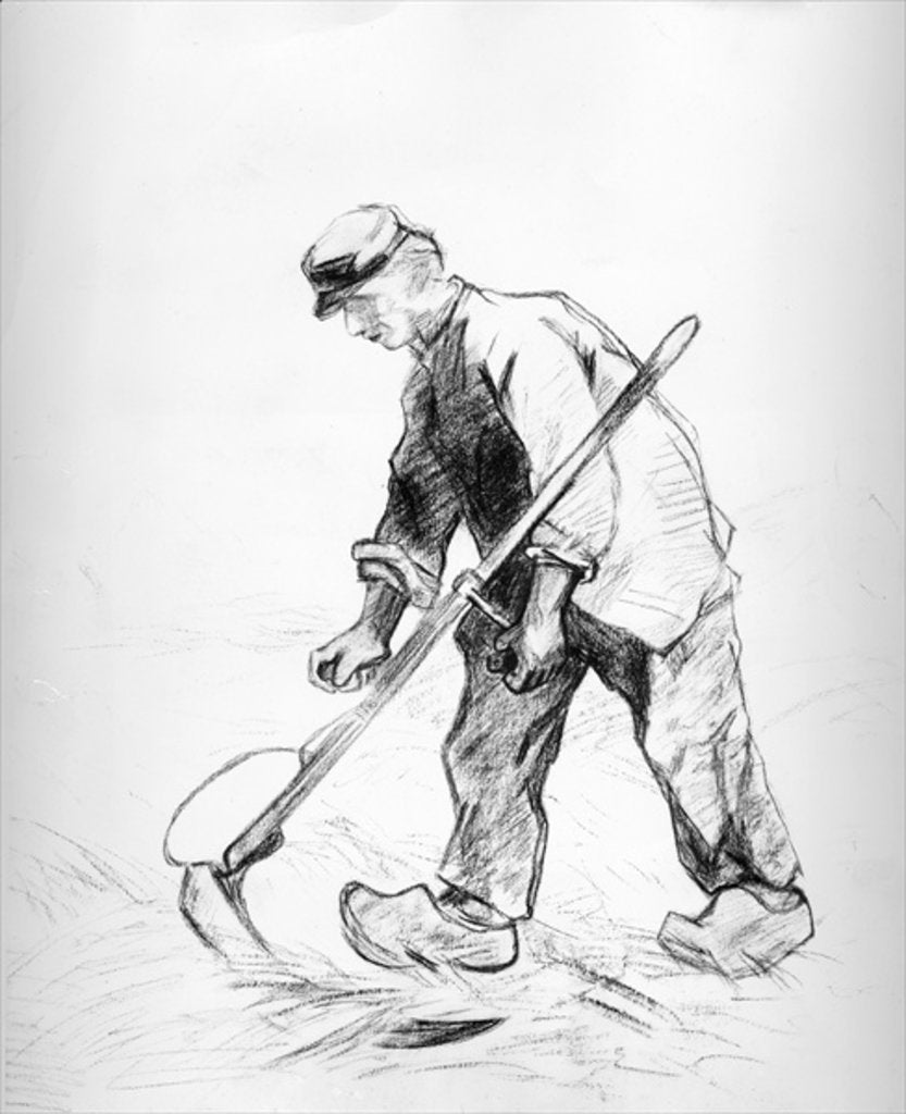 Detail of Reaper by Vincent van Gogh