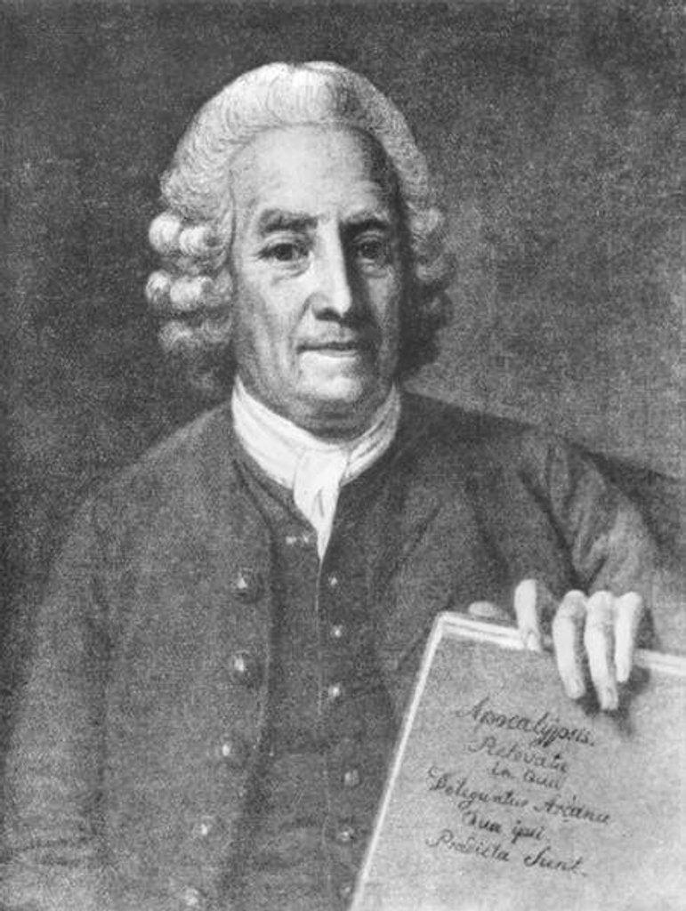 Detail of Emanuel Swedenborg by Per Krafft