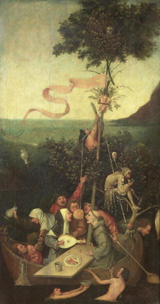 Detail of The Ship of Fools, c.1500 by Hieronymus Bosch