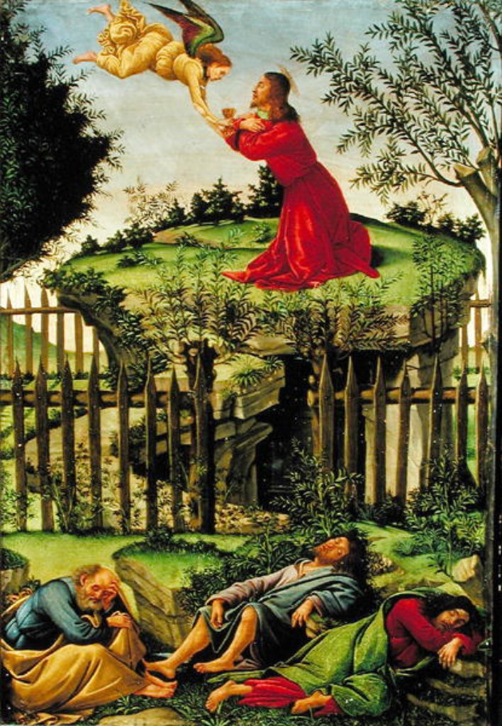 Detail of The Agony in the Garden, c.1500 by Sandro Botticelli