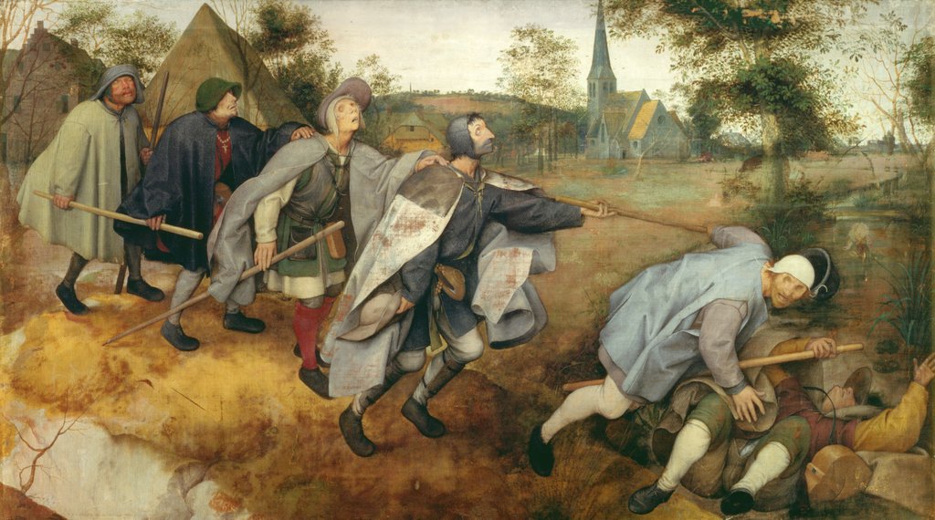Detail of Parable of the Blind, 1568 by Pieter the Elder Bruegel