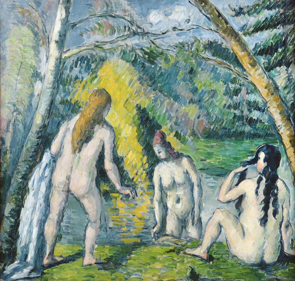 Detail of The Three Bathers, c.1879-82 by Paul Cezanne