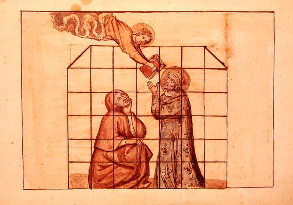 Detail of Ms 1779 fol.76v St. Louis imprisoned by French School