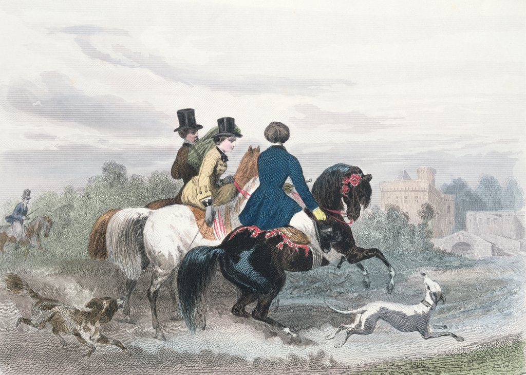 Detail of Neighbourly Visit by Francois Claudius Compte-Calix