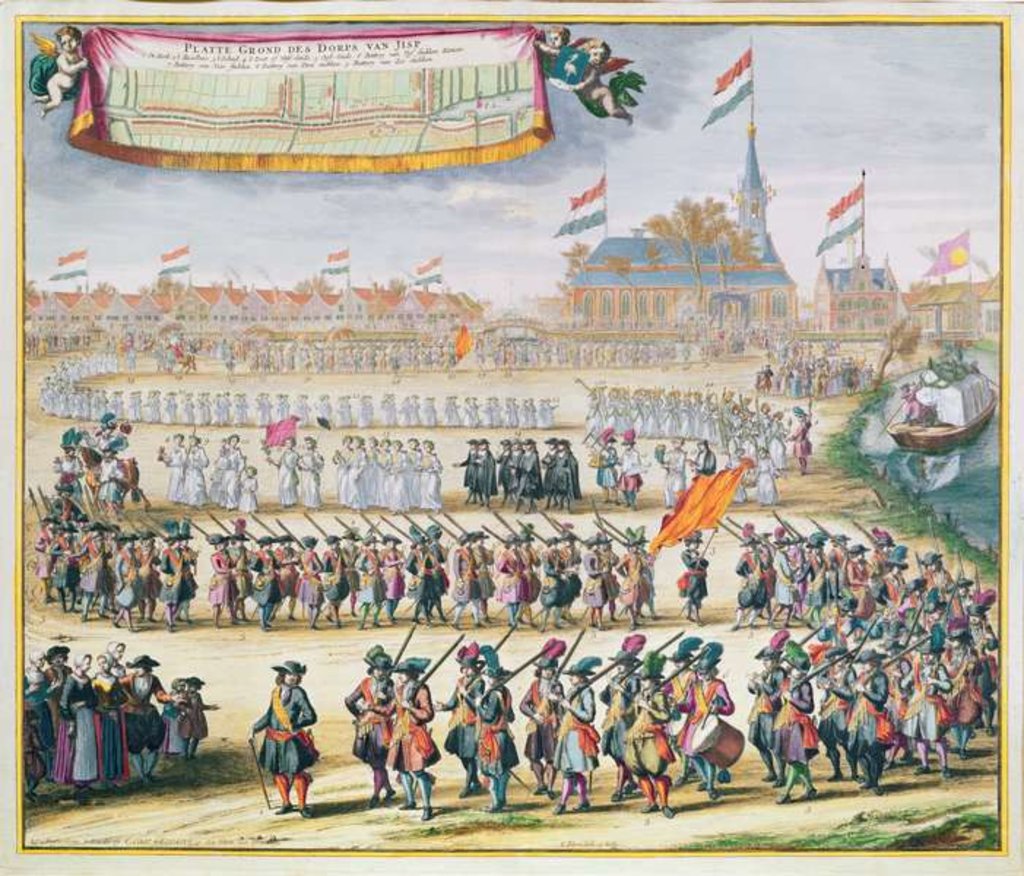 Detail of Commemoration of the Peace of Rijswijk, 1697 by Lorenz Scherm