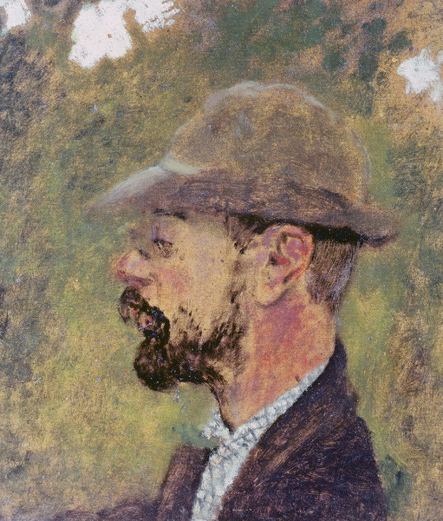 Detail of Portrait of Henri de Toulouse-Lautrec, c.1897-98 by Edouard Vuillard