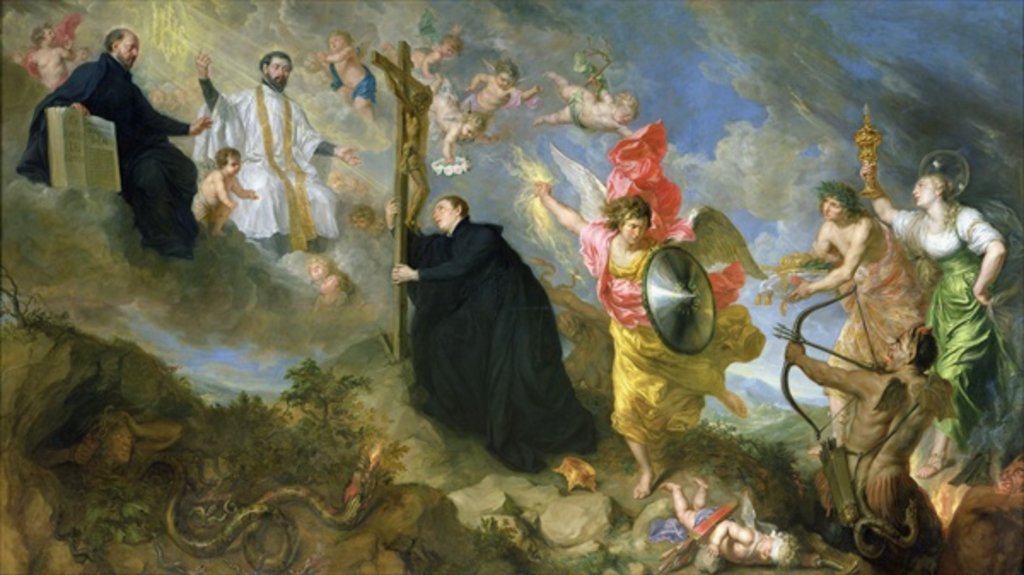 Detail of The Vows of Saint Aloysius of Gonzaga by Theodor Boeyermans