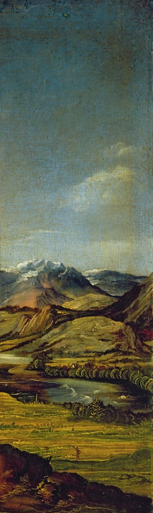 Detail of Self Portrait with Gloves, 1498 by Albrecht Dürer or Duerer