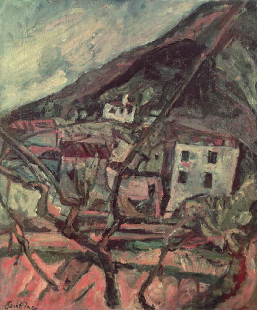 Detail of View of Vence by Chaim Soutine