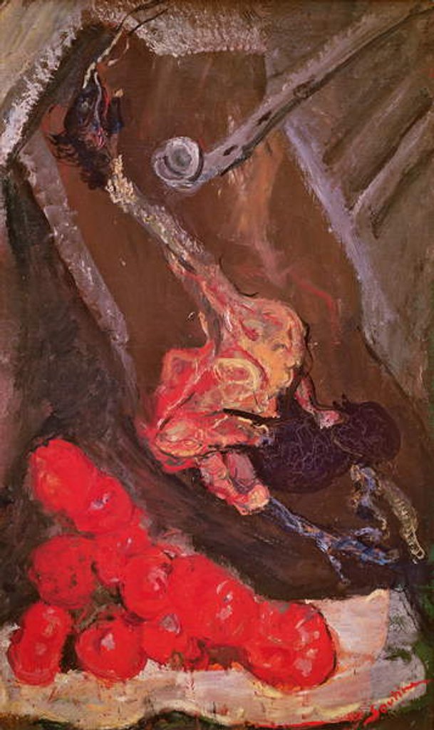 Detail of Turkey and Tomatoes by Chaim Soutine