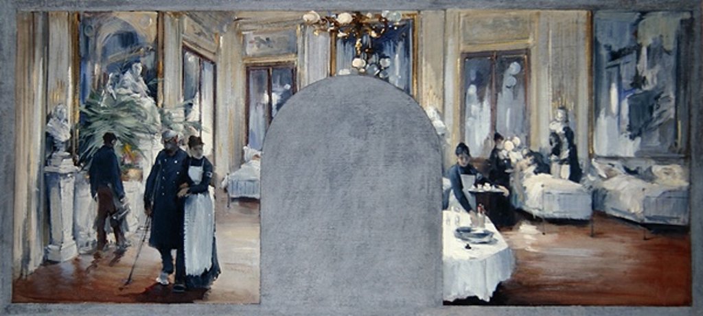 Detail of Interior of the Theatre Francais, 1871 by Paul Louis Delance