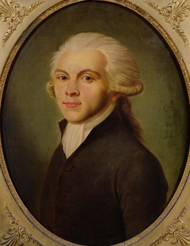 Detail of Maximilien de Robespierre c.1793 by French School