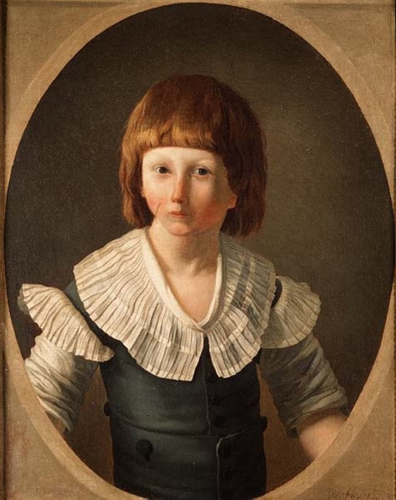 Detail of Louis XVII aged 8, at the Temple, 1793 by Joseph-Marie the Younger Vien