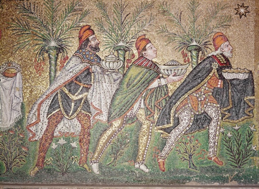 Detail of The Three Kings by Byzantine School