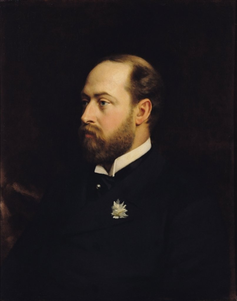 Detail of Edward VII by Michele Gordigiani