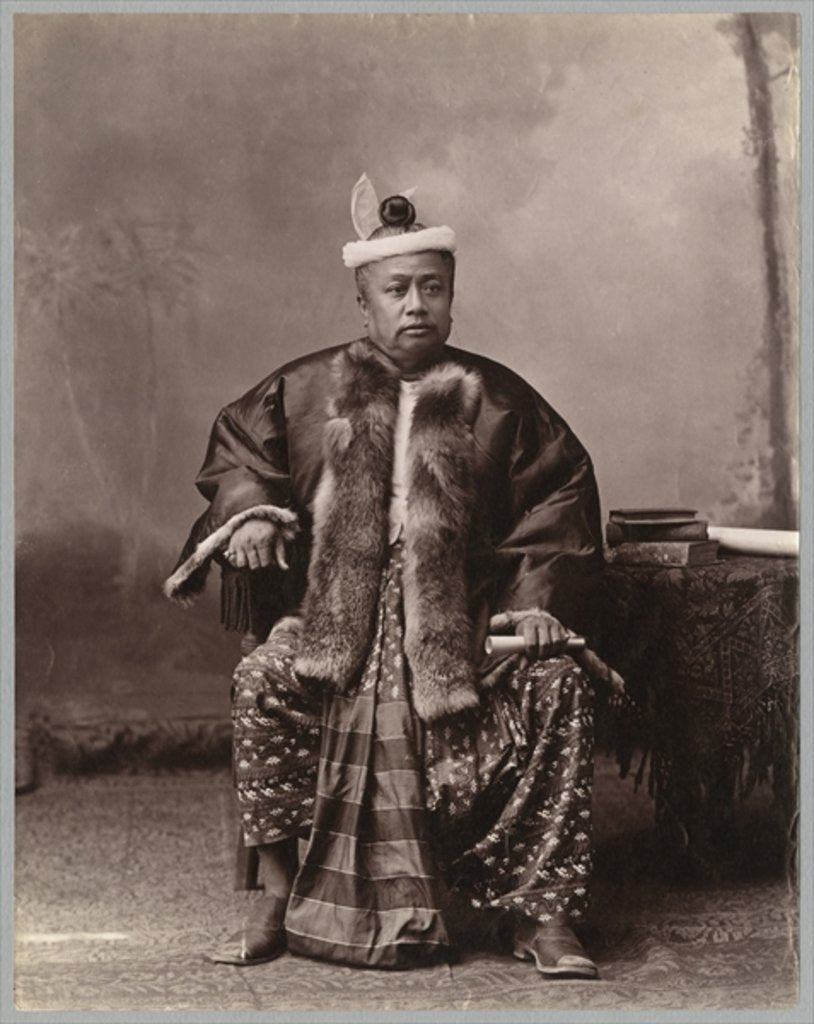 Detail of Burmese magistrate, late 19th century by English Photographer