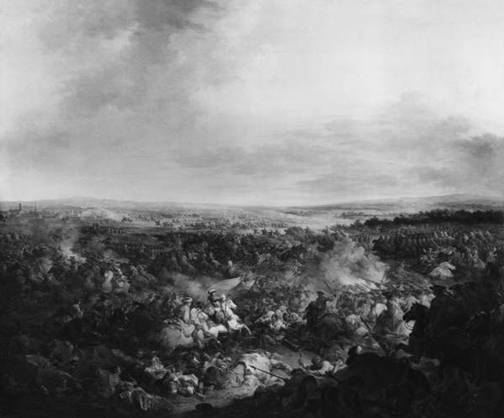 Detail of The First Day of the Battle of Fribourg, 3 August 1644 by Francesco Giuseppe Casanova