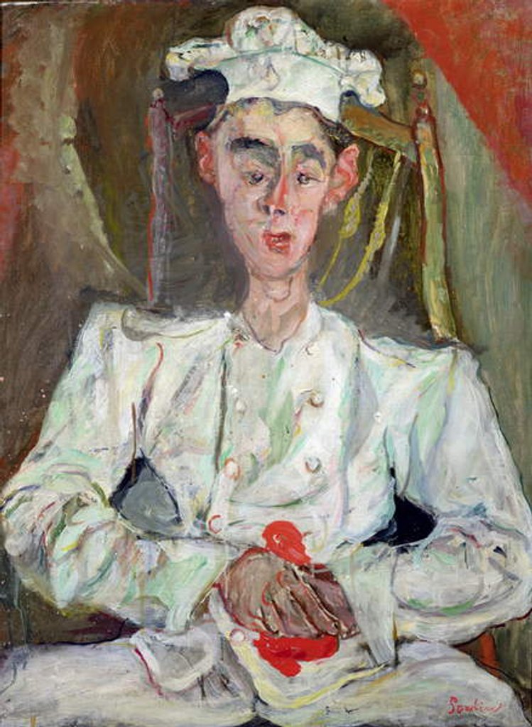 Detail of The Little Pastry Cook, 1922 by Chaim Soutine