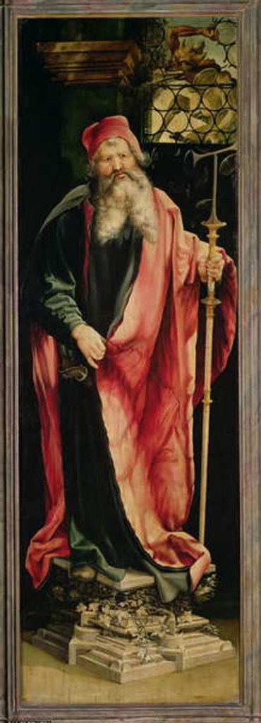 Detail of St. Anthony the Hermit by Matthias Grunewald