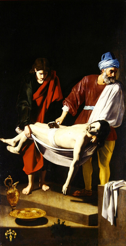 Detail of Christ being carried to the Tomb by Nicolas Tournier