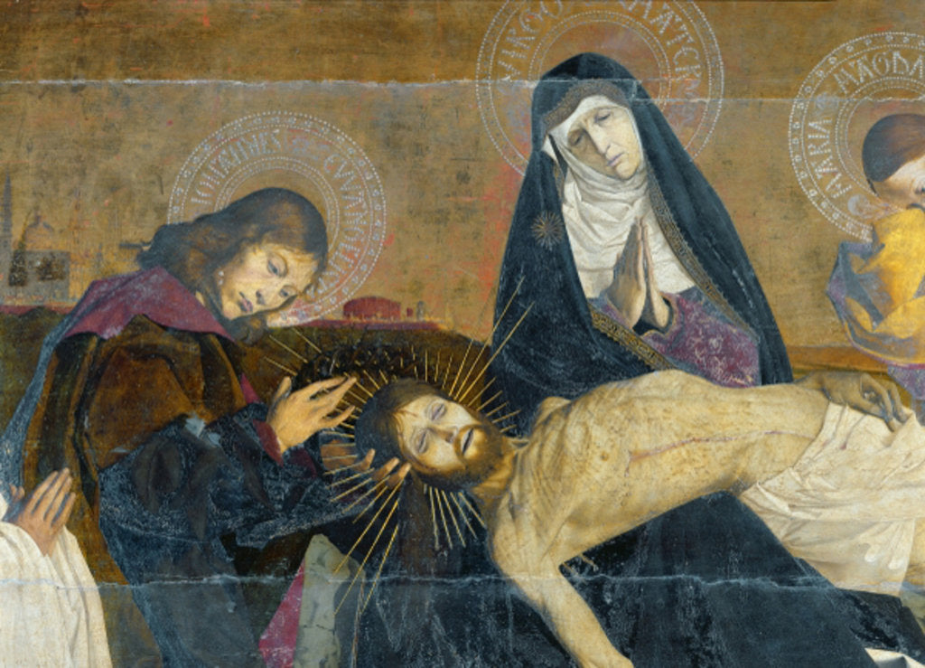 Detail of The Avignon Pieta, 1450-60 by Enguerrand Quarton