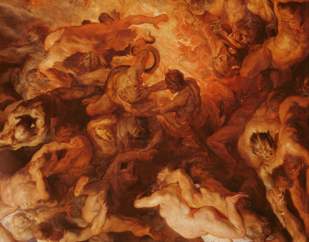 Detail of Detail of the 'Small' Last Judgement, c.1620 by Peter Paul Rubens