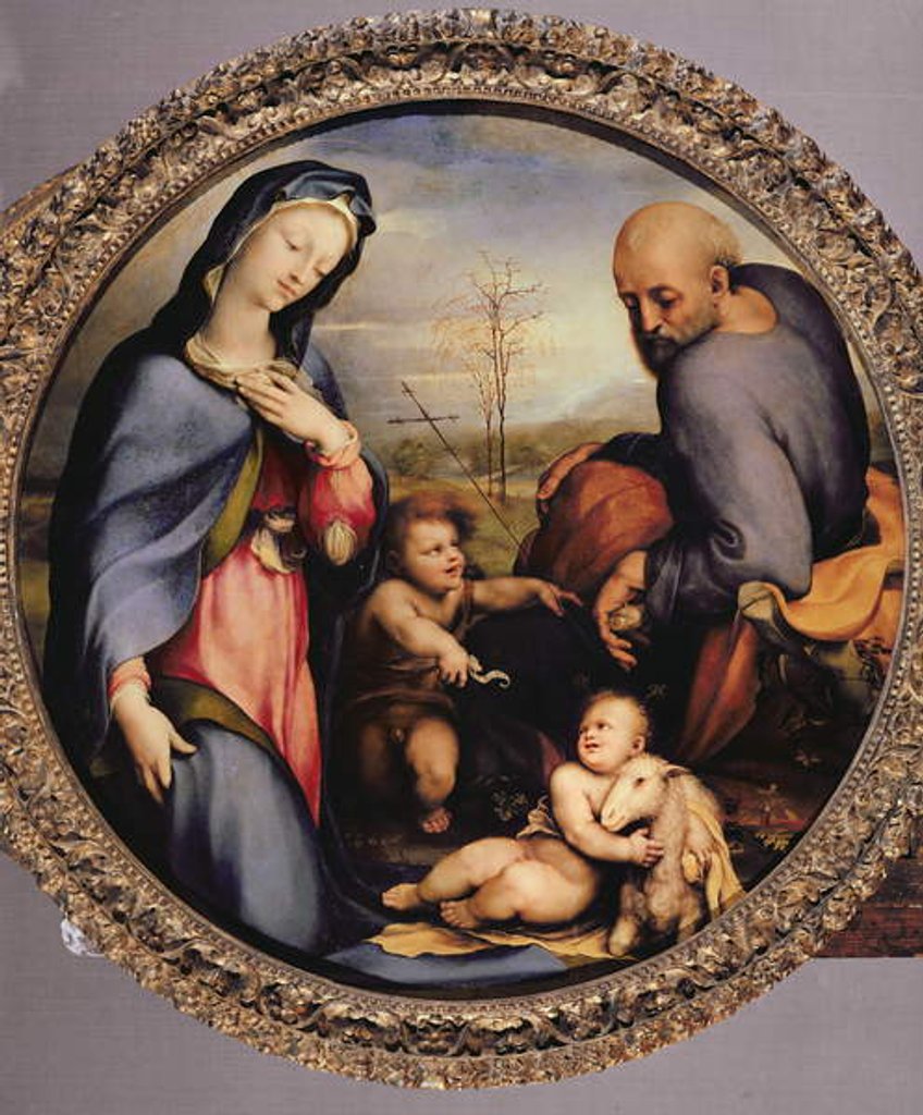 Detail of The Holy Family with the Infant John the Baptist, c.1515 by Domenico Beccafumi