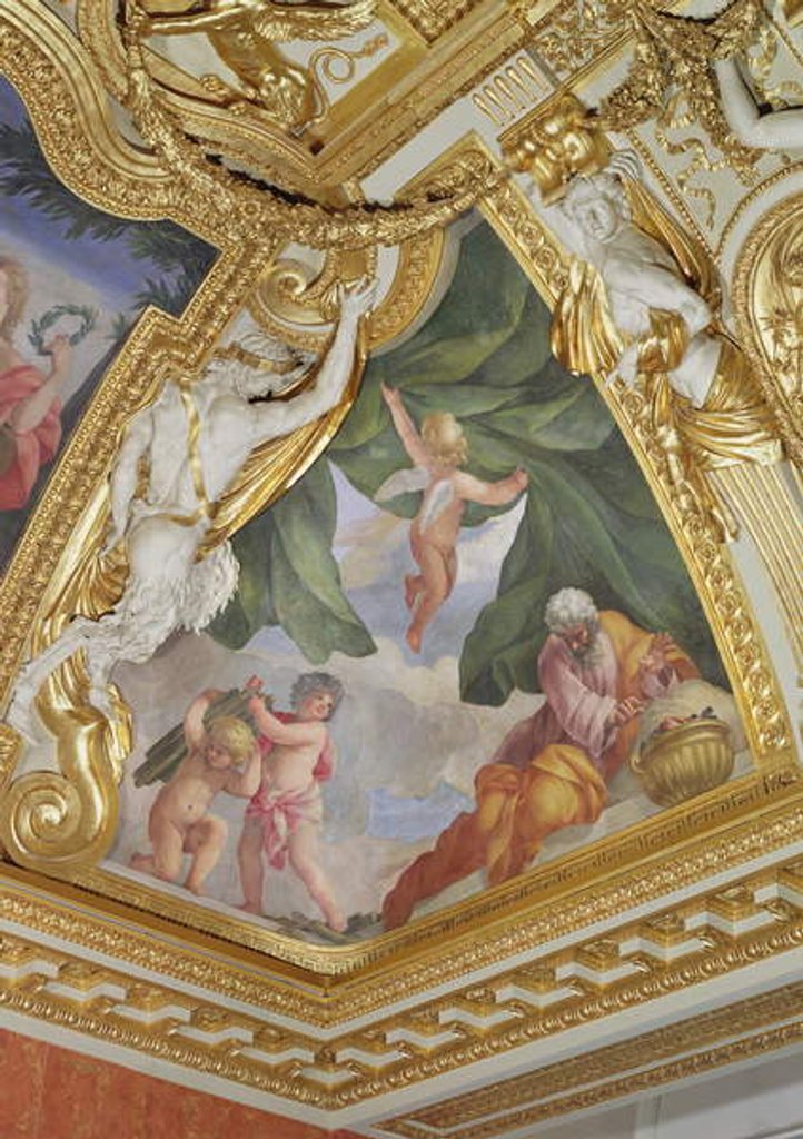 Detail of Allegory of Winter, 1655-58 by Giovanni Francesco Romanelli