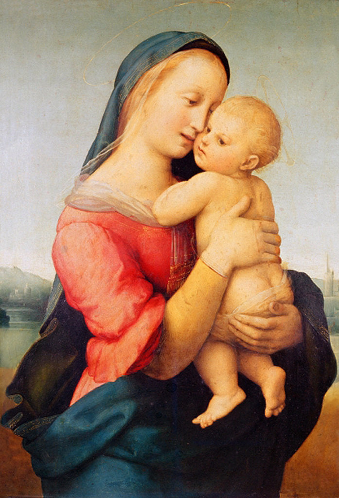 Detail of The 'Tempi' Madonna, 1508 by Raphael (1483-1520)