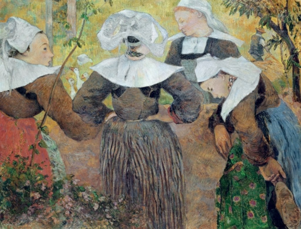 Detail of Four britan Women, 1886 by Paul Gauguin